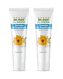 Dr. Hall Zinksalbe mit BIO Ringelblumenextrakt, naturkosmetik, entzündungshemmend und pflegend mit Bienenwachs und Mandelöl, 2 x 50 ml