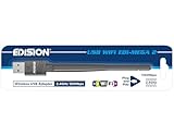 EDISION USB WLAN Adapter EDI-MEGA 2, USB WLAN Stick MTK7601, 150 Mbps, 2.4GHz, Neigbare Antenne, Kompatibel mit Picco T265 pro HD, Ping T2/C, Proton S2 Plus, Piccollino, Piccollo, Windows & Linux