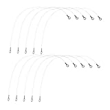 Uonlytech 10 Stück Ersatzdraht aus Edelstahl für Kuchenschneider und Käsehobel Vielseitig Einsetzbar zum Schneiden von Kuchen Fleisch und Brot Präzise und Langlebig 32 * 0.8 * 0.2Cm