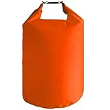 wasserdichte Tasche,10L/20L/40L/70L/90L Wasserdichter Sack, Ultraleichter Trockensack, wasserdichte Wassersporttaschen für, Kajakfahren, Strand, Schwimmen, Camping, Wandern (Orange, 70L)
