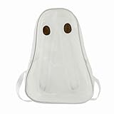 Halloween-Rucksack, lustig, Persönlichkeit, transparenter PVC-Rucksack, transparenter Rucksack, College-Rucksack, Reisen, lässiger Tagesrucksack mit verstellbaren Riemen für den täglichen Gebrauch