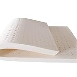 BIWKONI Grüne Natürliche Latex-Matratze Topper, Dick 3,5 cm, Schläft Kühl Atmungsaktive Latex-Schaum-Bett-Auflage, Weiche Rebound-Matratze,3.5cm Thick,80 * 200cm