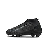 Nike Unisex Kinder Superfly 10 Club Fg/Mg Laufschuh, Black Black Deep Jungle, 33 EU