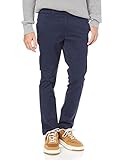 Amazon Essentials Herren Legere Stretch-Chinohose mit Enger Passform, Dunkles Marineblau, 30W / 30L