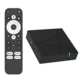 Android TV Box, Streaming Box mit 4K UHD/HDR10+/Dolby Vision/Dolby Atmos, Chromecast Built-in, WiFi-6, BT5.2, 4GB RAM+32GB ROM Smart TV Box, Zugriff auf Netflix, Prime Video, Disney+, YouTube