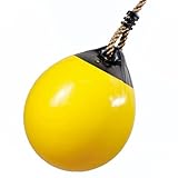 GALPADA Aufblasbare Pe kinderschaukel mit Seil für Drinnen und Draußen Bunte Ballschaukel Koordination Robustes Gartenspielzeug für Spielplatz und Garten Zufällige Farben Zufällige Farbe