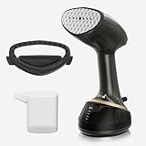 SUPERLEX Dampfglätter Steamer Dampfbürste 1700W mit 350ml Wassertank 1,9m Kabel Hemdenbügler für Kleidung Hemden Anzüge Kleider Schnelles Glätten Starker Dampf Alle Stoffe Zuhause und Auf Reisen