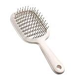 Gebogene belüftete Bürste | Paddel-Entwirrungsbürste, gebogene Haarbürste, Paddelbürste zum Föhnen, Haarbürste für nasses, trockenes, lockiges, dickes, glattes Haar