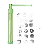 Zuckerpasten-Extruder, Zuckerpasten-Extruder, Keramik-Ton-Extruder, Kuchen-Fondant-Dekorationswerkzeug-Set mit austauschbaren Scheiben für Keramik