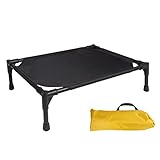 Geugecy Erhöhtes Hundebett Klappbar Mit Dach - Hundeliege Für Kleine Hunde, Indoor & Outdoor - Faltbares Bett Für Hunde Und Katzen