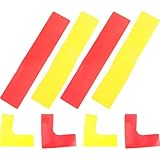 Healeved 8 Stück Fußball Trainingsmarker aus Langlebigem TPE Farbige Platzmarkierungen für Sport Flexibel Einsetzbar für Fußball und Basketballtraining