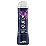 Durex Perfect Glide Gleitgel – Silikonbasiertes Gleitmittel für besonders lange Gleitfähigkeit, geeignet für Analverkehr – 100 ml