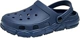 Realpaks Kinder Clogs leichte rutschfeste Eva-Schuhe für Garten Schwimmbad & Haus für Jungen und Mädchen Dark Blue_35