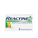 Reactine duo® Allergietabletten (6 St.) | Antiallergikum mit Cetirizin und Pseudoephedrin | Schnelle Hilfe bei Allergiebeschwerden | Wirkt zusätzlich gegen eine verstopfte Nase