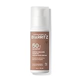 Laboratoires de Biarritz - Getönte Sonnencreme Gesicht - Gold - LSF50 Bio-zertifiziert - Hydriert, mattiert, sorgt für ein gesundes Strahlen - 50 ml - Made in France