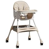 Tragbarer Klappbarer Fütterstuhl | Baby Hochstuhl | Verstellbarer Essstuhl Mit Liege Wipp Funktion Für Küche Camping Outdoor Reisen Restaurant Kleinkinder Babys Füttern Sitzen