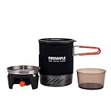 Fire-Maple Outdoor Campingkocher Gas Jetbrenner – Kompakter Gaskocher für Trekking, Wandern, Backpacking, Bushcraft, Angeln & Jagen – Leichte Camping Ausrüstung Schwarz