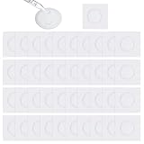 40 Stück Castor Oil Patches Belly Sticker Pu Folie Duschpflaster Wasserfest Rizinusöl Bauchnabel für Den Bauchnabel,Hypoallergen,Kein Auslaufen für zu Hause und Unterwegs,8 X 8 Cm-Ohne Öl