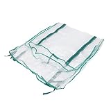Happyyami 1 Stück Gewächshausabdeckung Klein Gewächshaus-ersatzabdeckung Abdeckung Für EIN Gartengewächshaus Gartenglocken Für Pflanzen Mini Gewächshäuser Vierstufige Schutzhülle PVC Green