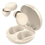 2025 Neu Ohrstöpsel zum Schlafen, 45dB Wiederverwendbare Gehörschutz Geräuschreduzierende Earplugs mit 8 Ohrenkappe und Tragetasche, Schlafen, Reisen, Konzentration, Konzerte (Weiß)