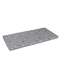 Kindsgard Babymarkt Reisebett Matratze 60x120 foldsly - Grau - Klappmatratze mit Transporttasche - Reisebett mit Spielerischem Design - Ideal auf Reisen