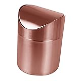 JISADER Arbeitsplatten-Mülleimer, Mülltonne, Desktop-Abfallbehälter, Dekor, Mini-Mülleimer, Desktop-Mülleimer für Kaffee, Bar, Schreibtisch, Auto