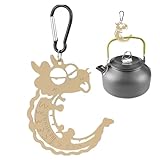 Metall-Fliegenspulenhalter, Fliegenspulenhalter, feuerfester Metall-Räucherstäbchenhalter, Mehrzweckhaken für Fliegenspulen, robuster Fliegenrollenhalter