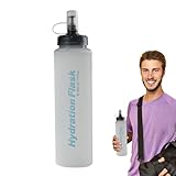 Generisch Sportwasserflasche, weiche Wasserflaschen - Weiche Outdoor-Trinkflasche | 500-ml-Wasserflaschen in Lebensmittelqualität, Mehrzweck-Trinkflasche zum Laufen und Wandern
