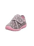 Superfit Baby Mädchen SPOTTY Hausschuhe, GRAU 2100, 22 EU