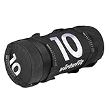 VirtuFit Power Bag - Fitness Power Bag - rutschfeste Griffe, Gefüllt, Kunstleder - Gewichtssack, Sandbag, Corebag, Sandsäcke, Gewichte für Training, Workout, Crossfit, Gym - 10 kg