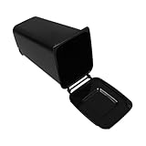 jojofuny Mini mülleimer mit Deckel Kleiner Tischabfalleimer aus PP Multifunktionaler Schreibtisch organizer und Stiftehalter Kompakter Desktop abfalleimer für Büro und Zuhause