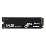 Kingston KC3000 PCIe 4.0 NVMe M.2 SSD - Hochleistungsspeicher für Desktop- und Laptop-PCs -SKC3000S/512G, Schwarz, 512GB