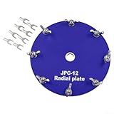 Aluminium-Erdungsgitterplatte mit 2,4 mm Anschluss-Drahtloch für PAC-12 und JPC-12 tragbare Kurzwellenantenne im Freien Signalempfang