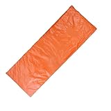 QAZWZG Schlafsack Camping Ultraleichter, ultrakleiner Baumwollschlafsack for den Außenbereich, spleißbar, Camping, Klettern, tragbarer Schlafsack DeckenschlafsäCke(Orange L)