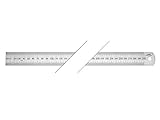 Helios Preisser Stahlmaßstab, biegsam (rostfreier Federbandstahl, EG-Klasse II, Länge: 500 mm) 0460 208