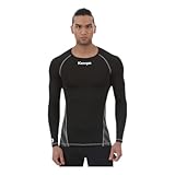 Kempa Unisex Bekleidung Teamsport Attitude Longsleeve Langärmeliges T-shirt, Schwarz, M EU