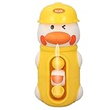 Badespielzeug für Babys | Ente mit rotierender Wassermühle | Aktivitäten unter der Dusche mit Saugnäpfen für Mädchen, und