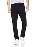 Amazon Essentials Herren 5-Pocket-Chinohose, Komfortabler Stretch, Schmale Passform (Früher Goodthreads), Schwarz, 42W / 36L