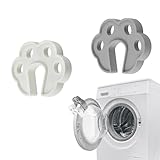 2 Pack Waschmaschinen Türhalter,Türstütze für Frontlader Waschmaschinen,Tür öffnen und trocknen der Frontlader Waschmaschine um Dämpfung zu verhindern,Türstopper für Trockner