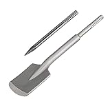 Bantopgong Ton Spaten, 17 X 4,3 Zoll SDS-Max Schaft, Press Luft Hammer Bit Aus 40 Cr Stahl, Graben und Graben Schaufel Bit für Kies, Einfrieren Boden