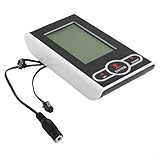 QOXEZY Heimtrainer-Monitor mit Herzfrequenz-Sensor, Digitalanzeige, Tachometer, Zeit, Geschwindigkeit, Distanz, Kalorien-Tracking für Fitnessbike, Ellipsentrainer, Cardio-Geräte
