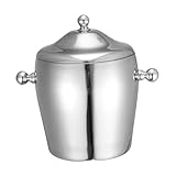 Gcljlmy Eiskübel, Sektkühler für den Heimgebrauch mit Deckel, Vorratseimer, Getränkekühleimer für Bierflaschen, Bar, Party, Camping (Style A)