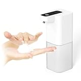 Cpolebev Automatischer Seifenspender 400ml Berührungsloser Schaumseifenspender USB Wiederaufladbar Einstellbarer Schaumseifenspender