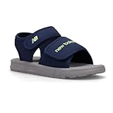 New Balance Unisex-Kinder 750 V2 Laufschuh, Nb Navy/B.lime Glo, 13 Big Kid