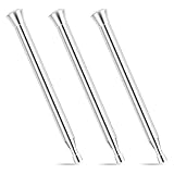 Yesaler Blow Fire Tube Teleskop Schlag Feuerrohr Edelstahl Blasrohr Feuer 3 Stück für Outdoor Wandern Camping Picknick Grill