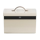 Generisch Aufbewahrungsbox Mit Schloss, Große Aufbewahrungsbox Mit Zahlenschloss, Zweischichtig Organizer Für Geldbörse Passport persönliche Gegenstände Zuhause Büro Organisation