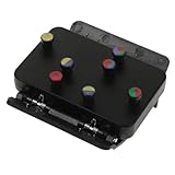 Garneck Ukulele-booster Gitarren-akkorddrücker Gitarren-akkord-helfer Tragbare Übungsgitarre Ukulele-akkordtabelle Unterstützung Bei Musikinstrumenten Akkordpresse Schwarz Nylon Plus Faser