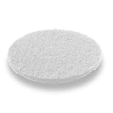 Trevendo 10 Stück 16 Zoll Schleifpad Ø 406 mm, 8 mm stark, für Einscheibenmaschinen (weiß) - ideal zum Endpolieren, Entfernen von überschüssigem Öl, für ein perfektes Finish