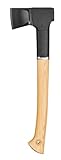 Fiskars Norden Universalaxt N12, Länge: 49,5 cm, Karbonstahl/FSC-zertifiziertes Holz, 1051144