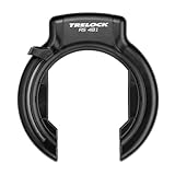 TRELOCK Rahmenschloss RS 481 XXL AZ – für extra breite Reifen – 92 mm Durchlauf – Einsteckketten kompatibel – Schlüssel ist abziehbar